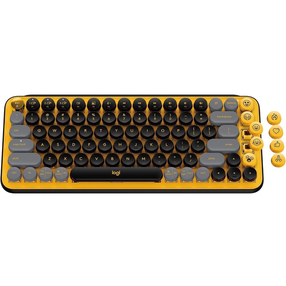 Logitech POP Mechanical Wireless Keyboard with Customizable Emoji Keys